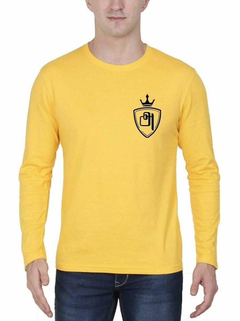 Aana Yellow Tamil Uyir Eluthukkal T-Shirt
