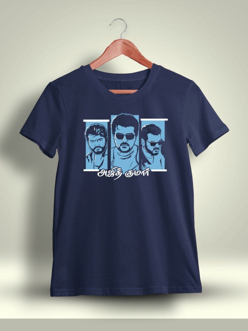 Ajith Kumar T-Shirt For Men - Half Sleeve